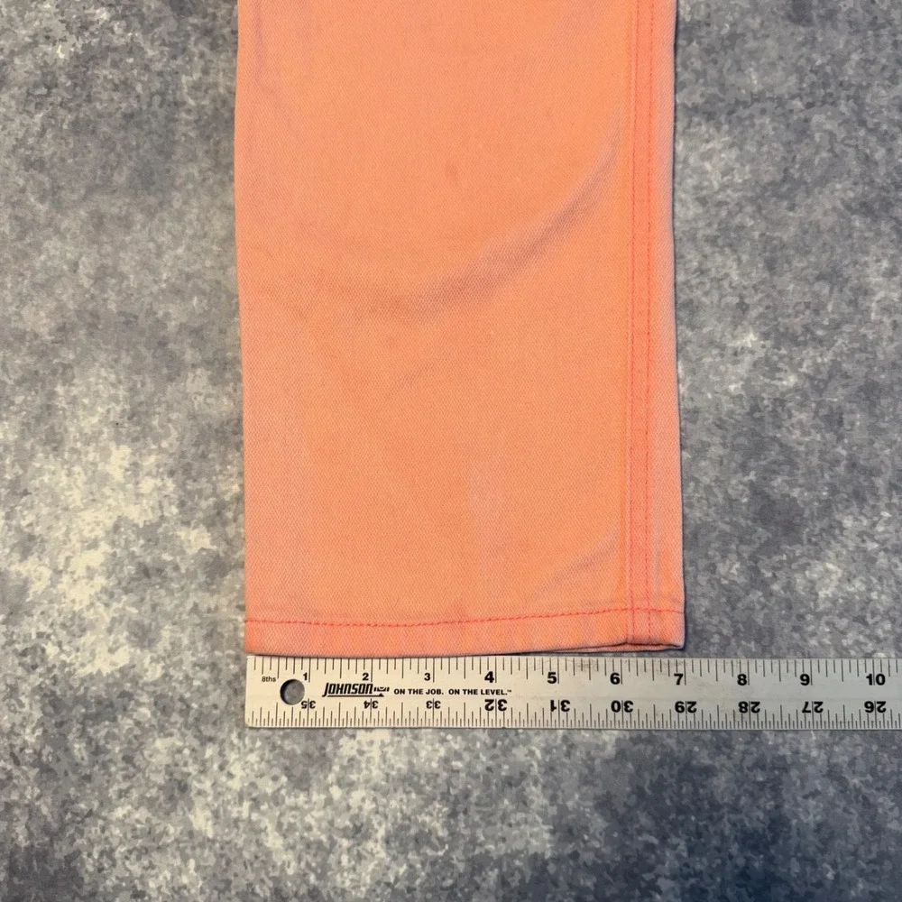 Vintage Wrangler 80s High Rise Western Tapered Jeans Peach Orange Women Size 7/8 - Picture 7 of 11